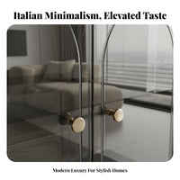 Acrylic Display Cabinet Light Luxury Design Colored Acrylic Cupboard Minimalist Design Translucent Sideboard for Collectors, Entryway, Bedroom