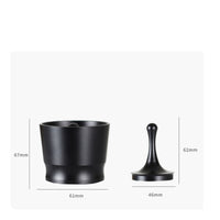 Coffee Grinder Funnel Aluminum Alloy Wide Mouth Dosing Funnel Precision Espresso Powder Distribution Secure Notch for Portafilter Suitable for Home Barista Office