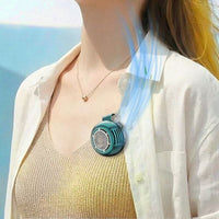 Mini Portable Clip Fan, Rechargeable, Bladeless, 5 Speeds, 90g
