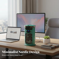 Quiet Operation Desktop Misting Cooler Low Noise Desktop Misting Fan 3 Speed Settings for Office, Bedroom, Dorm Room
