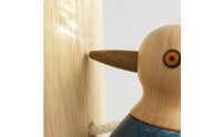 Wooden Door Chime Rustic Bird Door Chime Handcrafted Bird Ornament for Nature Lovers, Homeowners, Entryway, Porch
