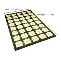 Fast-drying diatomaceous bath mat