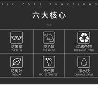 不锈钢侧排防堵网罩楼屋顶下水道过滤网阳台天台墙面角墙排雨水斗
