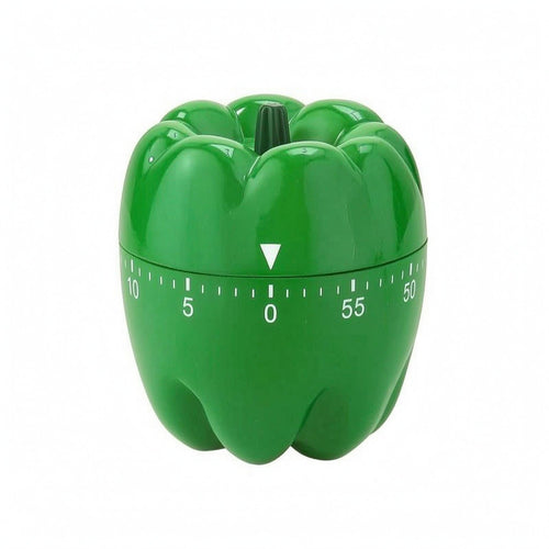 Bell Pepper Timer Rounded Pepper Shaped Timer Long-Lasting ABS Material