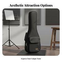 Padded Ukulele Case 15mm Thick Padding Soft Ukulele Carrying Bag Musical Instrument Accessory Adjustable Shoulder Strap for Gigs