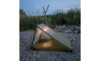 Single-Person Mesh Inner Tent No Poles Triangular Mesh Tent Compact Outdoor Gear for Camping