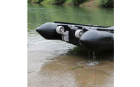 Tug Wheel Assembly Foldable Boat Wheel with Retractable Bracket Compact for Boaters, Anglers