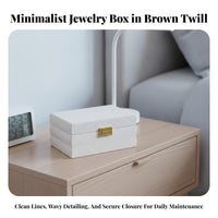 Elegant Woven Jewelry Box