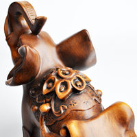 Elephant Figurine with Bottle Holder Charming Beverage Holder Figurine Earthy Decor for Dining Room