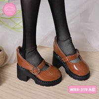 BJD Doll Shoes High Heel Leather Shoes Handmade Resin Classic