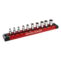 PVC Socket Organizer Strip Compact Socket Strip Mounting Holes Hanging