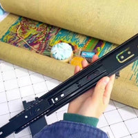 2 Pieces Cross-Stitch Frame Slide Rail Effortless Sliding Crafting Hardware