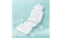 Bathtub Pillow Support Waterproof Full Body Bath Mat with Softly Padded Bath Cushion with Headrest for Adults