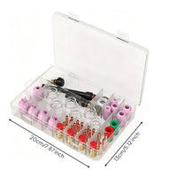 Welding Torch Kit Arranged   Torch Accessories Kit Transparent for Workshop