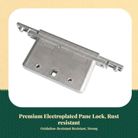 Aluminum Alloy Panel Lock, Sliding Panel Security Lock, Adjustable Door Panel Accessory, Easy Installation, Home Office
