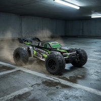 4WD Rough-Terrain RC Car Body Shell 1:16 Scale RC Crawler Knobby Tires Remoteoperated Rough Terrain Vehicle