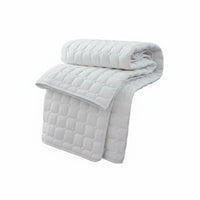 Quilted Mattress Protector Breathable Quilted Mattress Pad Skin Friendly Padded Bed Topper for Hotel, Guesthouse, Dorm Room