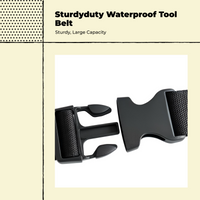 Durable tool pouch with belt
