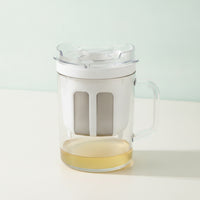 Yogurt Strainer with Lid Transparent Whey Separator Easy-to-Clean for Home Cooks