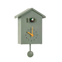 Nordic Style Cuckoo Wall Clock with Bird Hourly Chime