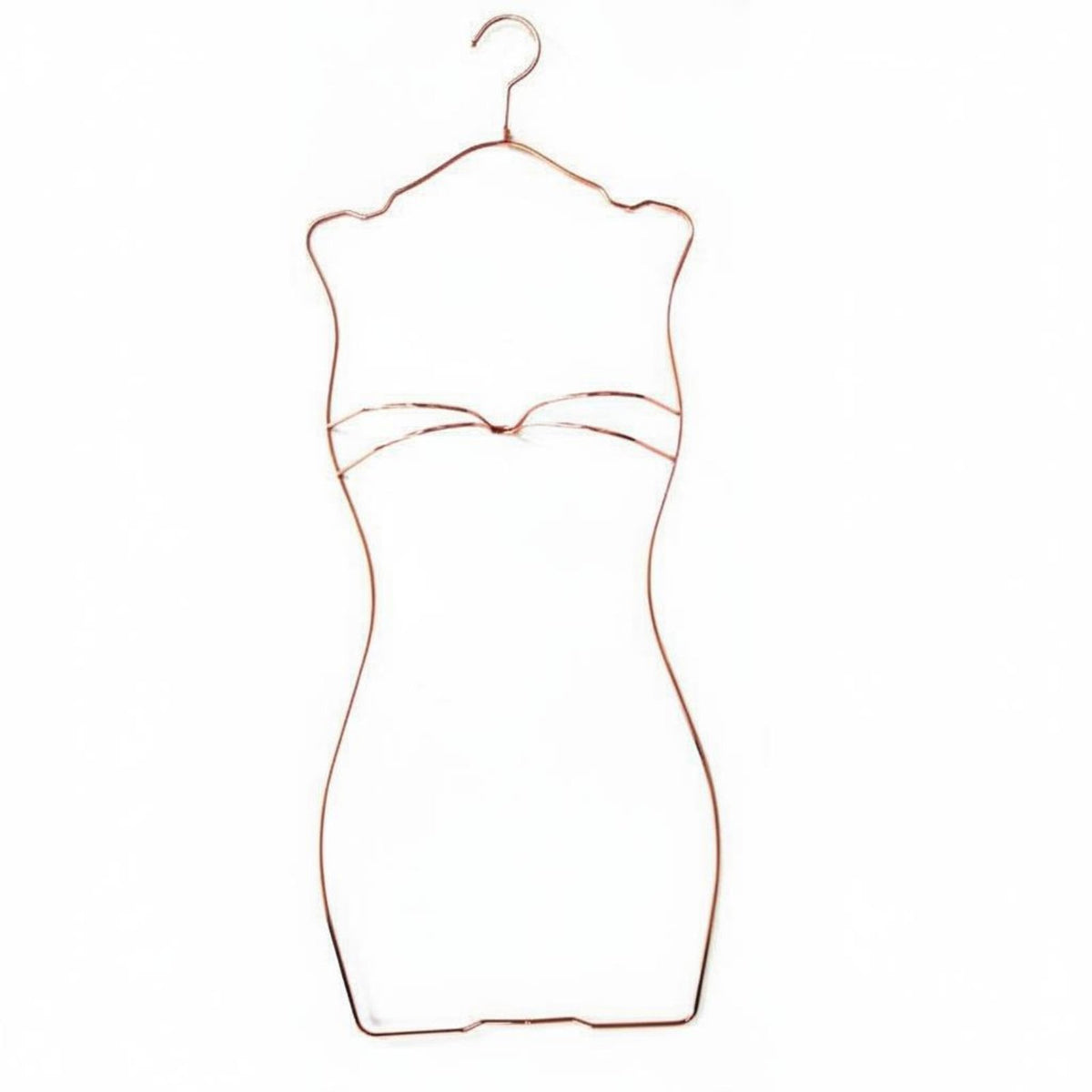 Electroplated Finish Swimsuit Display Hanger Versatile Metal Bikini Hanger Space-Saving for Boutique Owners, Retailers, Showroom