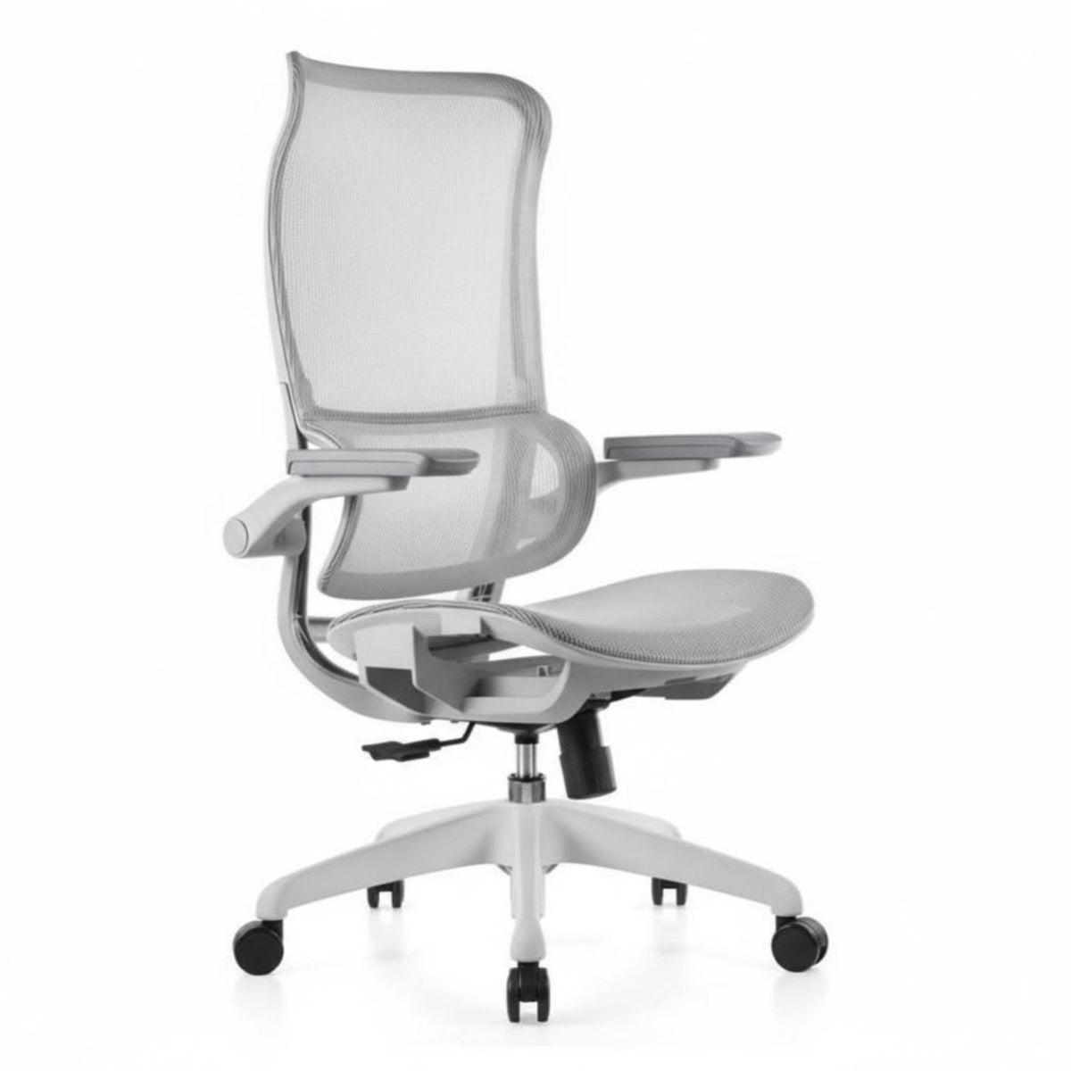 Swivel Chair with Armrests Support Ergonomic Mesh Back Chair for Students
