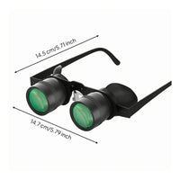 Fishing Viewing Glasses Curved Arms Wearable Telescope Hands-Unrestricted