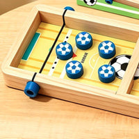 Two-Player Sling Puck Board Game Interactive Sling Puck Game Fast-Paced Board with Elastic Cords Smooth for Playrooms
