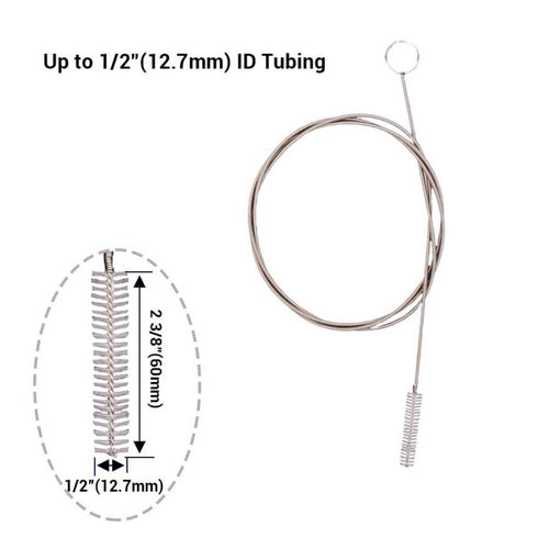 Beer Line Cleaning Brush Reusable Spiral Hose Cleaner for Aquarium, Homebrewers