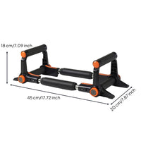 Anti-Slip Push up Frame with Adjustable Handles Space-Saving Foldable Push-up Board Easy to Store Workout Equipment Stable for Beginners, Fitness Enthusiasts, Home Gym, Living Room