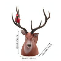 Deer Head Container Themed Novelty Holder Festive for Movie Nights, Collectors