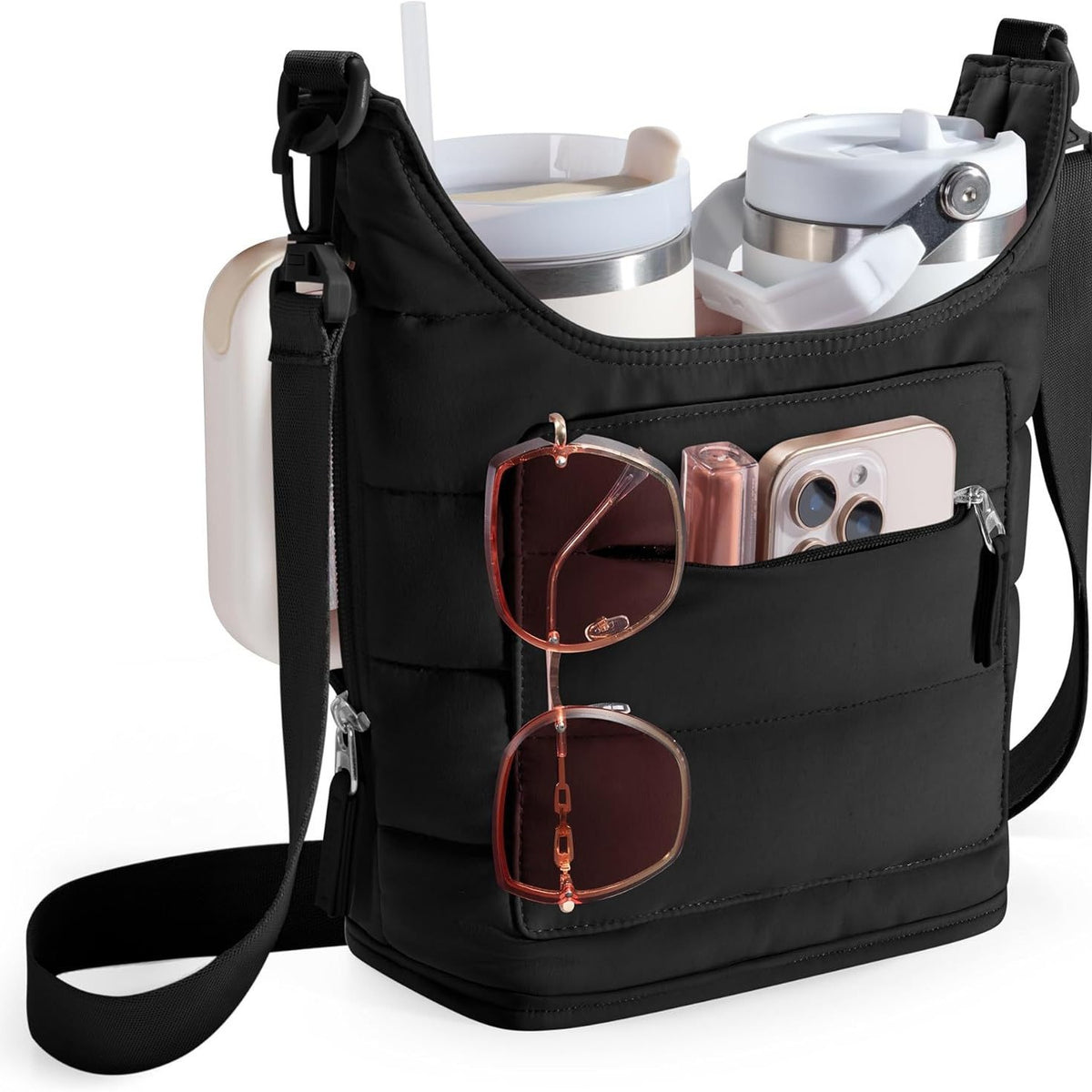 Water Bottle Holder Strap with Phone Pocket