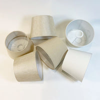 Linen Fabric Lampshade, Replacement Cover for Table Lamp, Wall Lamp, Floor Lamp, Pendant Lamp, E27