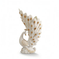 Decorative Peacock Statue Sculpted Tabletop Ornament Artistic for Art Collectors