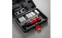 Electric Rivet Nut Adapter Kit Various Sizes M3-10mm Cordless Drill Rivet Nut Adapter Ergonomic Handle for Garage