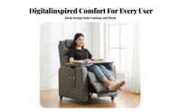 Ergonomic Gaming Seat with Footrest Reclining Function Ergonomic Sofa Chair with Footrest Adjustable Height Sturdy-Duty Build