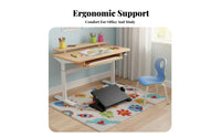Non-Slip Surface Under Desk Footrest Adjustable Footrest Ergonomic Foot Stool for Students, Children, Telecommuting Workers, Workstation, Study Room, Gaming Setup
