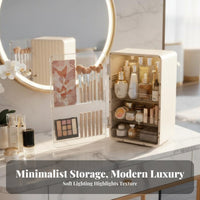 Desktop Cosmetic Cabinet With Drawers Multi-Compartment Storage Box for Students