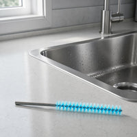 Stainless Steel Spring Brush for Refrigerator Fish Tank Drain Pipe Cleaning, Powerful Dredging Brush