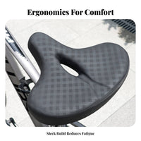 Padded Bike Black Bike Seat Riding Accessory Non-Slip Outdoor Gear