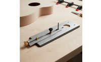 Sound Hole Router Base Aluminum Alloy Sound Hole Cutter Base Dust Blow Tube for Luthiers, Workshop, Repair Shop
