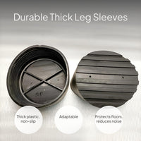 Telescoping Ladder Anti-Slip Plastic Round Foot Guards