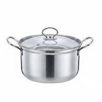 Deep Frying Pot with Strainer Multi-Functional Stainless Steel Deep Fryer Pot Thickened Material for Kitchen