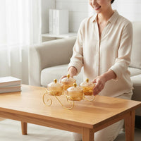 Decorative Candy Nut Serving Tray Elegant Design for Parties, Holidays