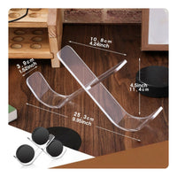 Acrylic Hockey Puck Display Stand Compact Hockey Puck Holder Sleek Modern for Office Desk
