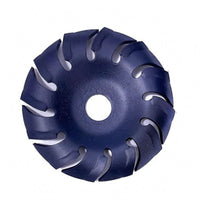 Angle Grinder Wood Carving Disc Dark Blue Wood Shaping Disc Versatile Use