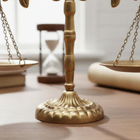 Justice Scale Decor Desk Display Decorative Scale Gold Color for Wedding