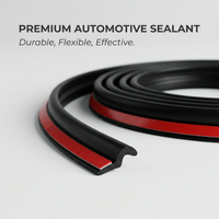 Z-Type Car Door Seal Strip, Automotive Sealing Strip for Noise Insulation, Waterproof Sealing, Z-sha - Z-type automotive weatherstrip