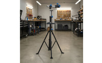 Floor-Standing Bike Repair Stand with Clamp Telescoping Cycle Stand with Tray Rotating Bike Holder Heavy-Duty for Cyclists, Home Garage