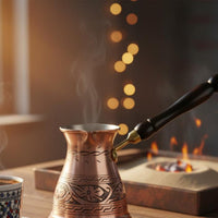 Cezve Authentic Design Handmade Copper Cezve Multi-Purpose for Home Baristas